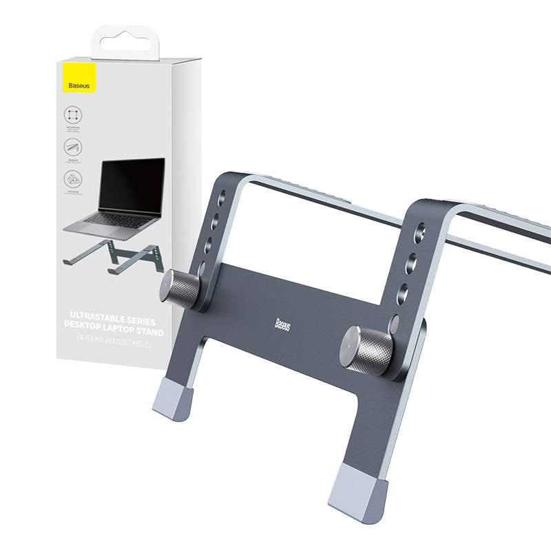 Baseus UltraStable Series Desktop Laptop Stand (4-Gear Adjustable) Space Grey Baseus UltraStable Series Desktop Laptop Stand (4-Gear Adjustable) Space Grey